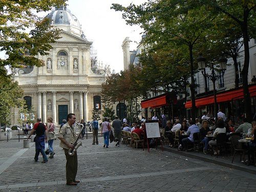 Латинский квартал, площадь Сорбонна