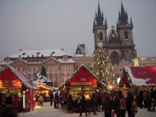 Рождественский рынок в Праге