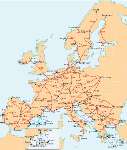 поезда в европе