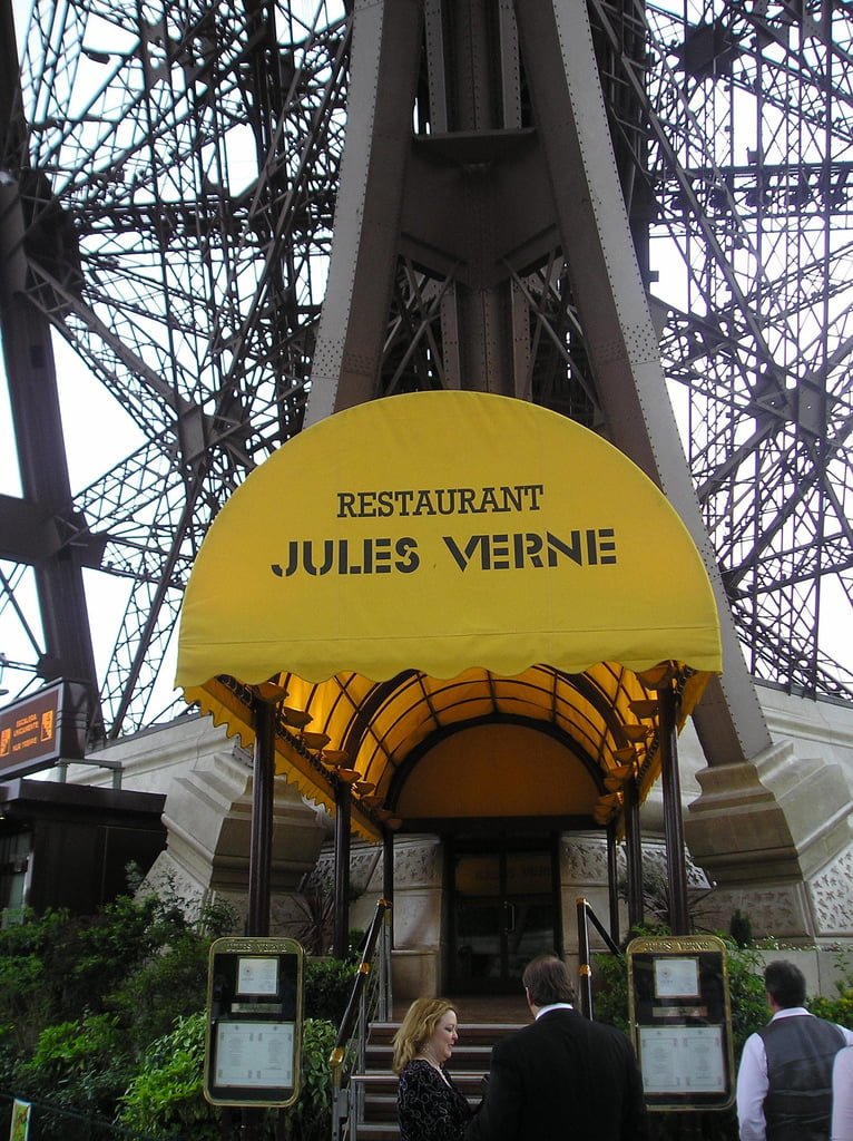 Jules Verne Restaurant Paris by James Qualtrough eifel tower restaurant photo