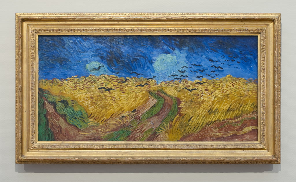 Korenveld met kraaien, Vincent van Gogh (1890) by Pachango музей ван гога