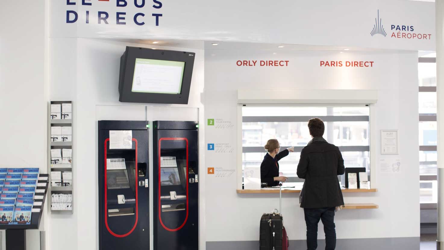 Стойка продажи билетов Le Bus Direct