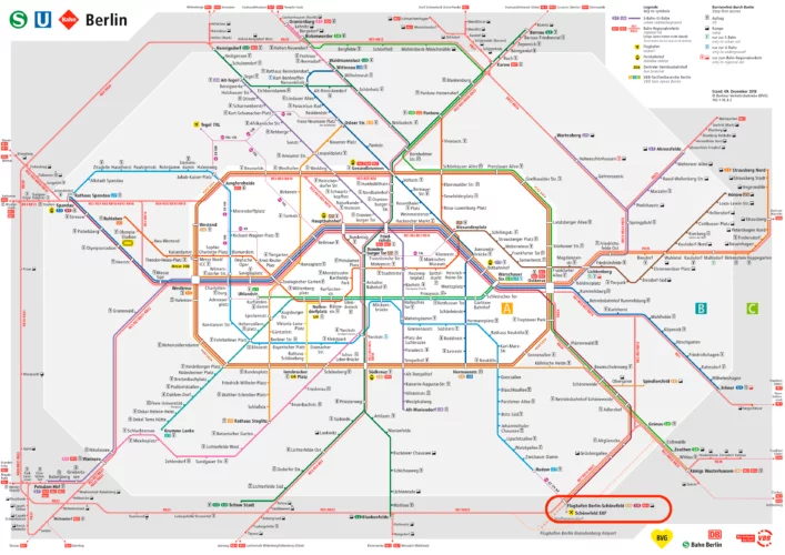 S+U-Bahn из аэропорта